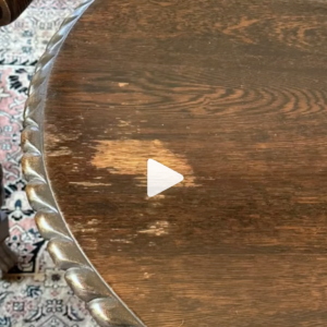 Retouching a damaged dining table